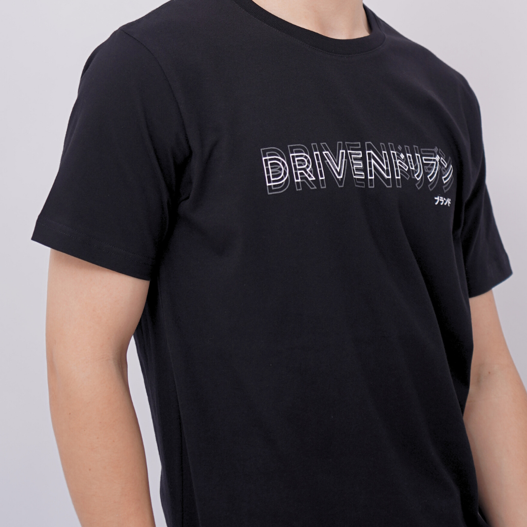 Ryusei Kaos Pria Driven Black