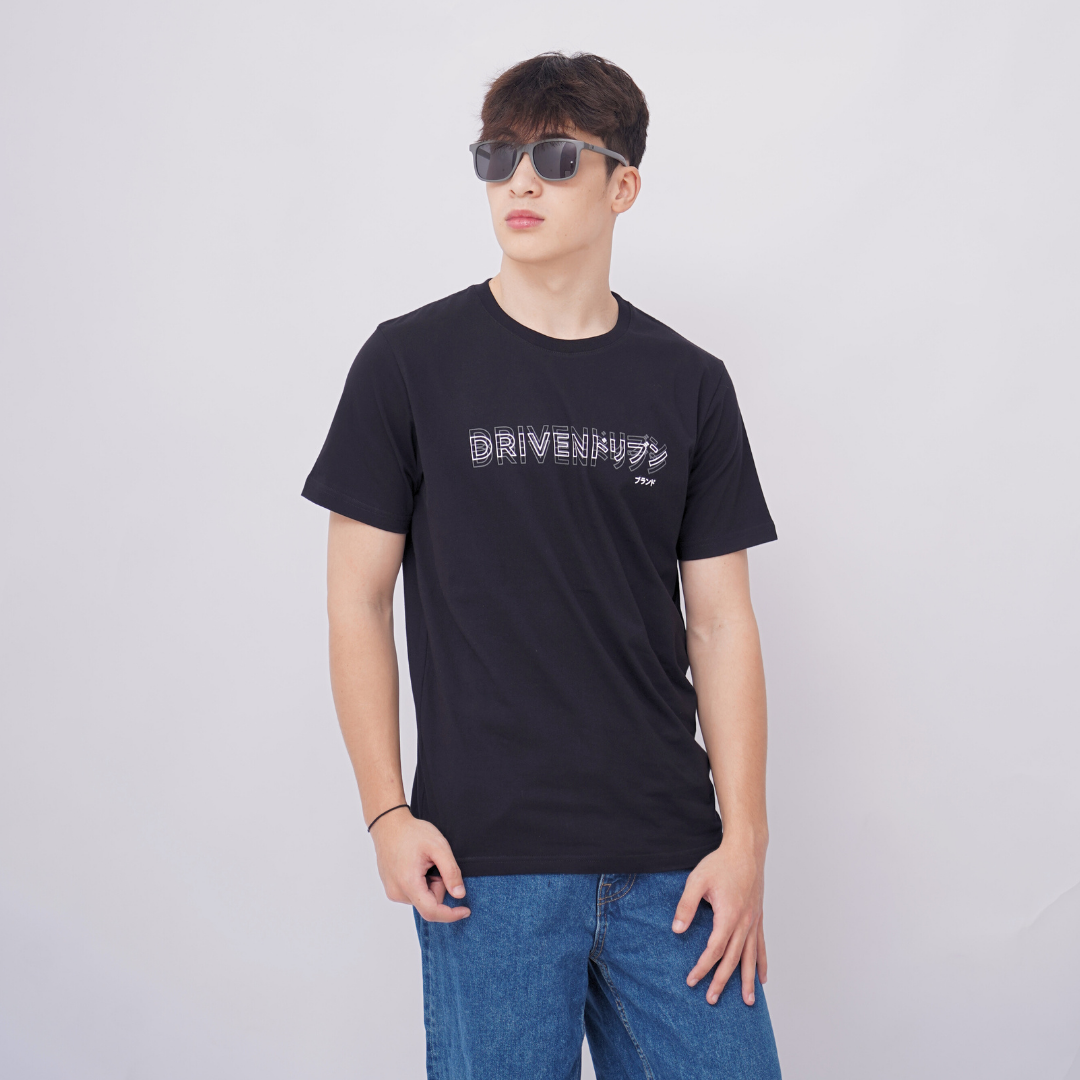 Ryusei Kaos Pria Driven Black