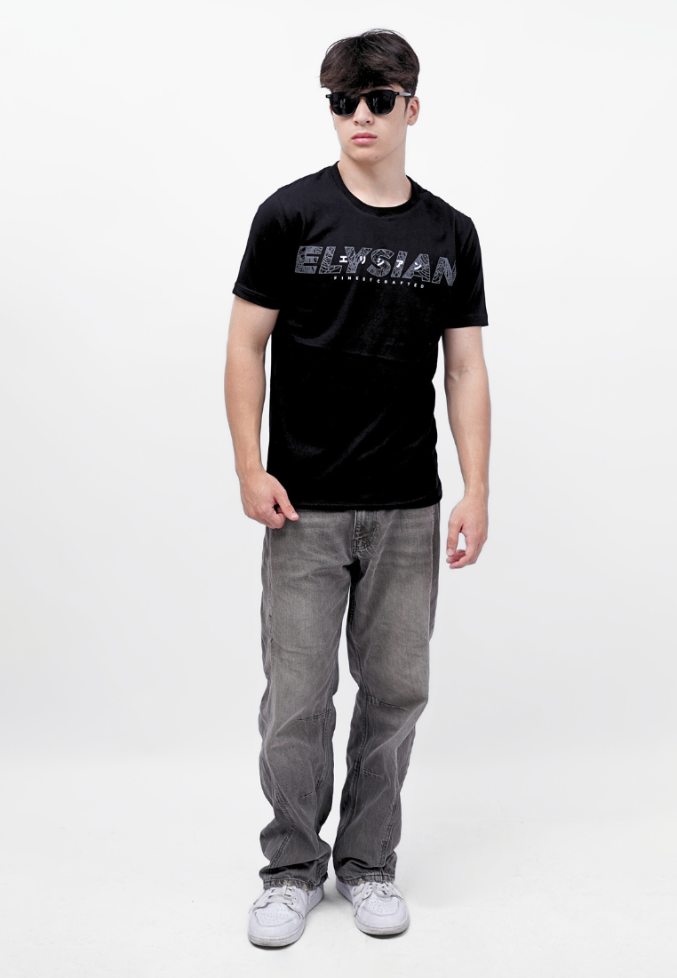 Ryusei Kaos Pria Elysian Black