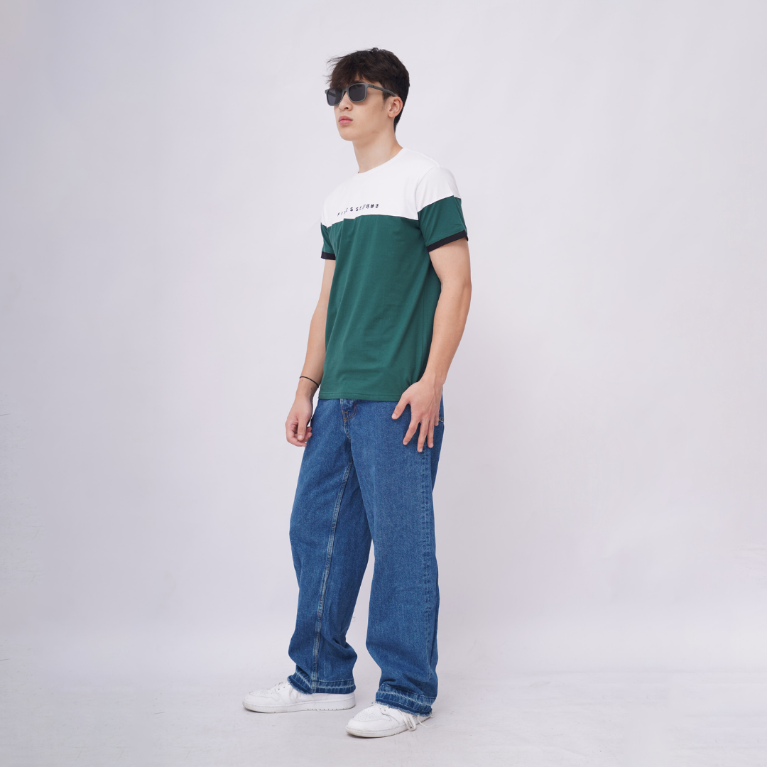 Ryusei Kaos Pria Finesse CMB Green