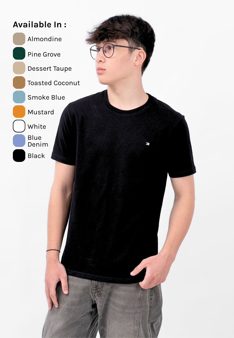 Ryusei Kaos Pria Haruma Basic Black