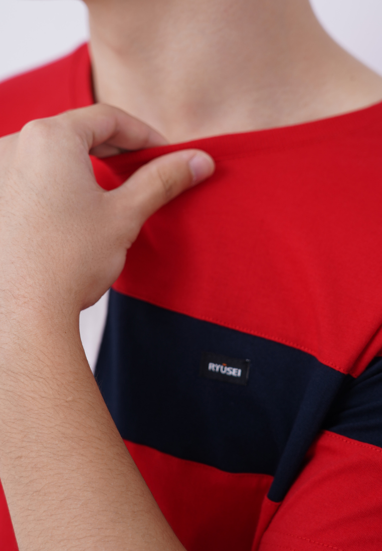 Ryusei Kaos Pria Hideyuki CMB Red