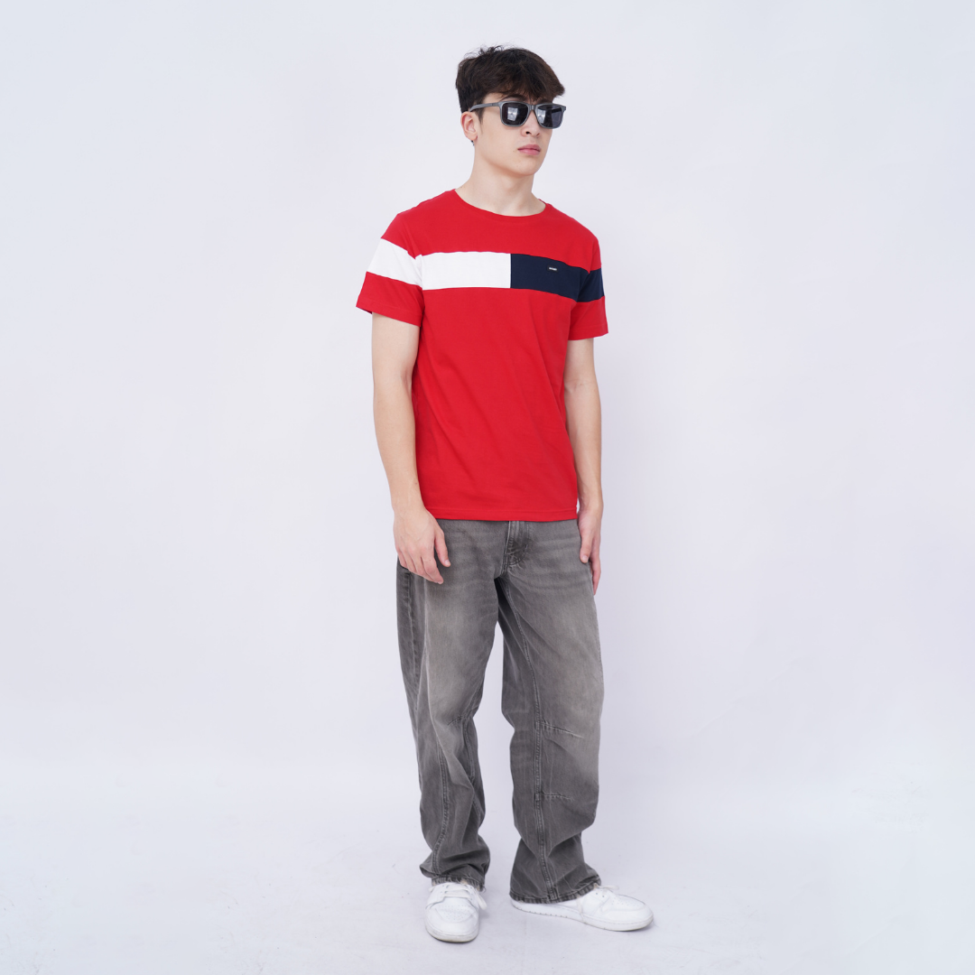 Ryusei Kaos Pria Hideyuki CMB Red
