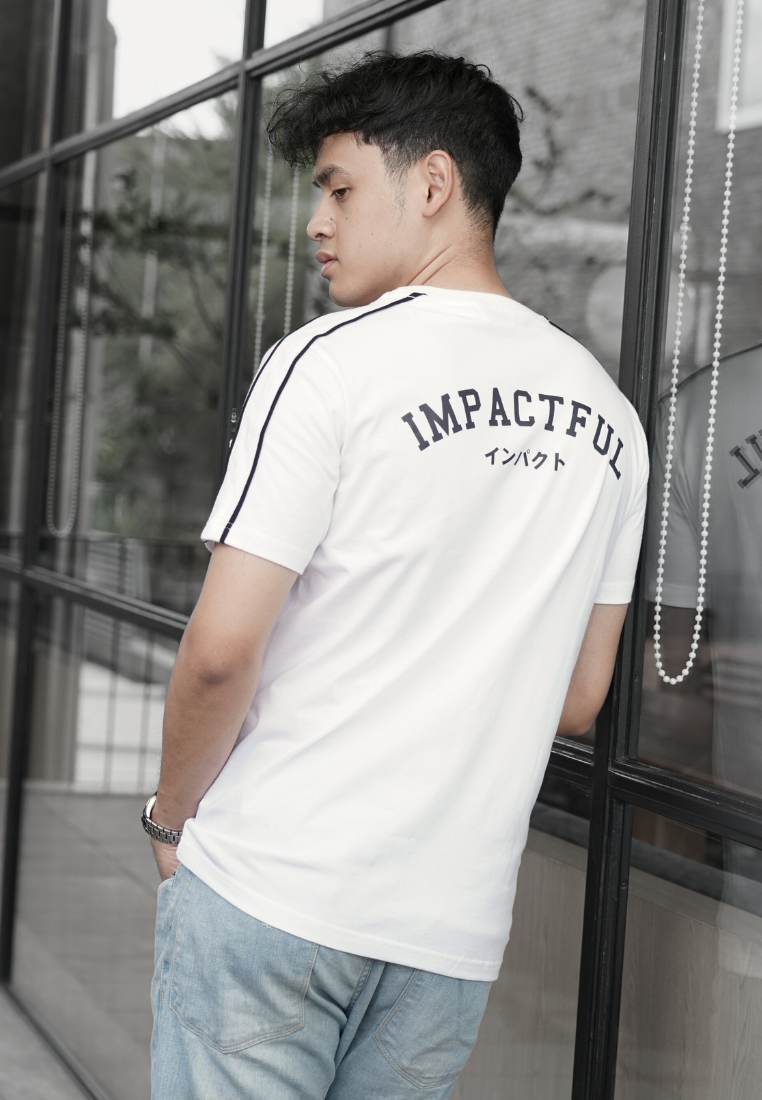 Ryusei Kaos Pria Impactful White