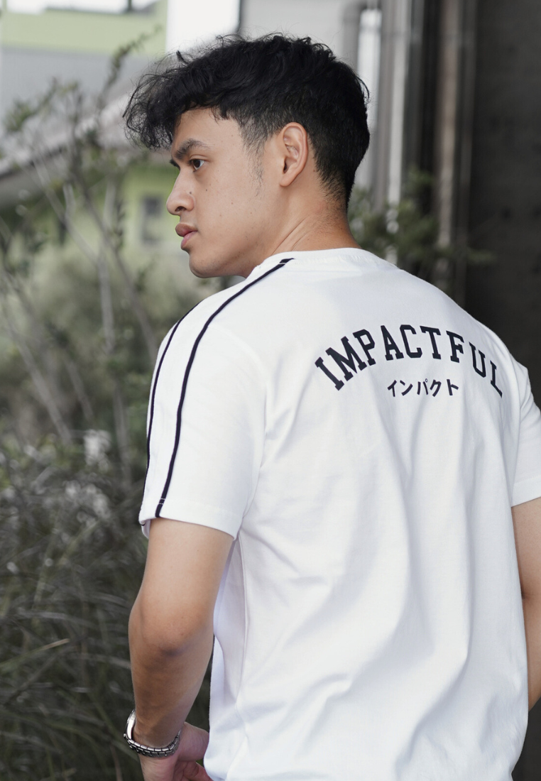 Ryusei Kaos Pria Impactful White
