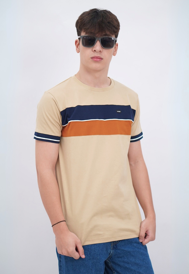 Ryusei Kaos Pria Karasuma CMB Light Brown