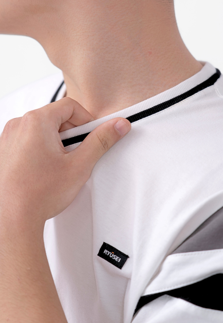 Ryusei Kaos Pria Katoshi CMB White