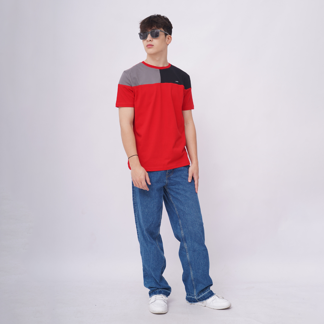 Ryusei Kaos Pria Katsugawa CMB Red