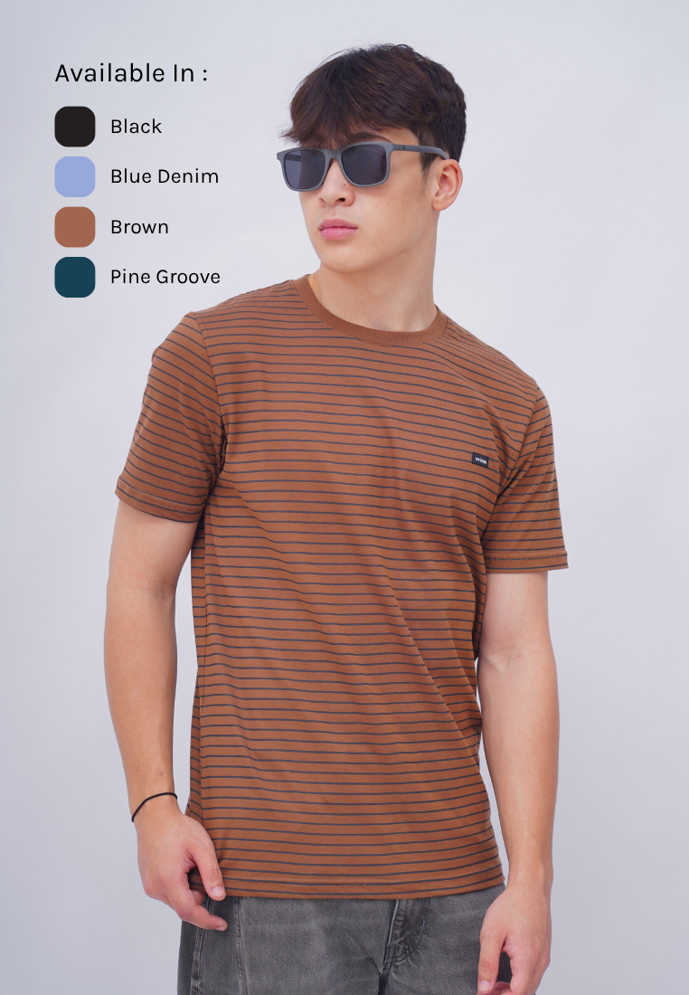 Ryusei Kaos Pria Kitagawa Stripe