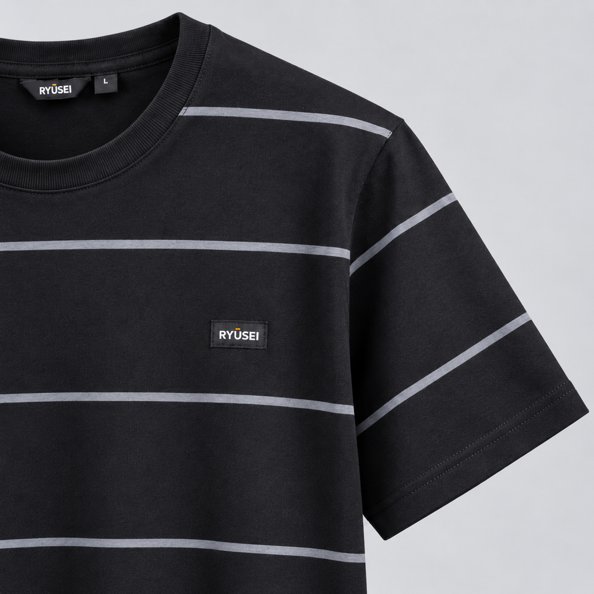 Ryusei Kaos Pria Kitamaru Stripe