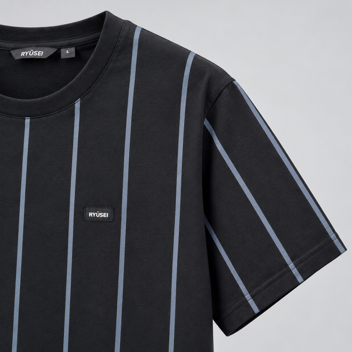 Ryusei Kaos Pria Kitayama Stripe