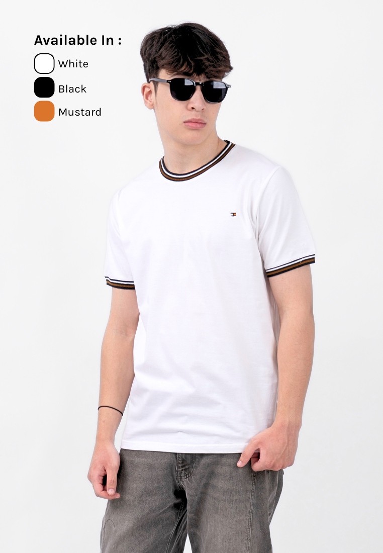 Ryusei Kaos Pria Masahiro Basic White