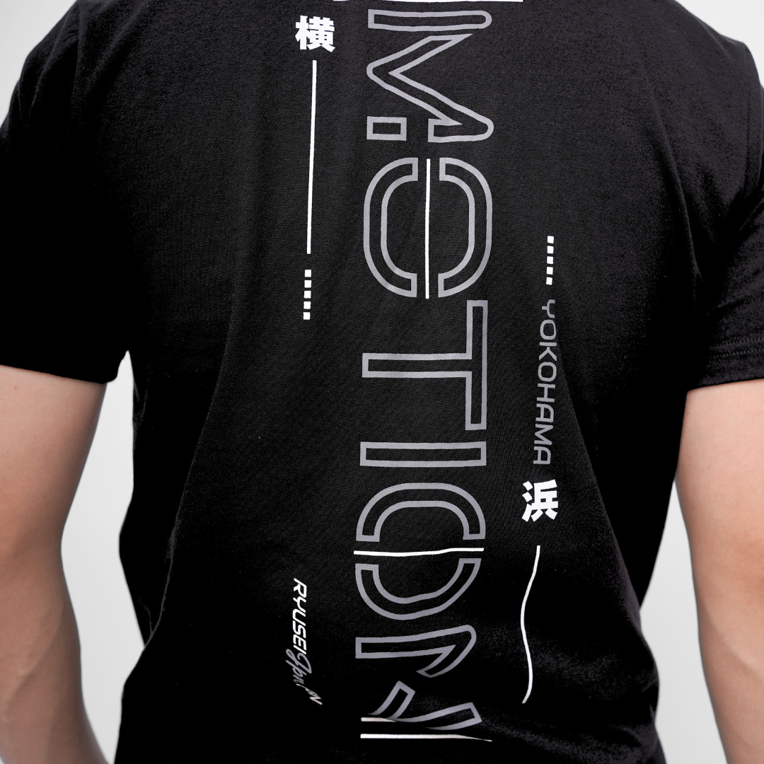 Ryusei Kaos Pria Motion Black