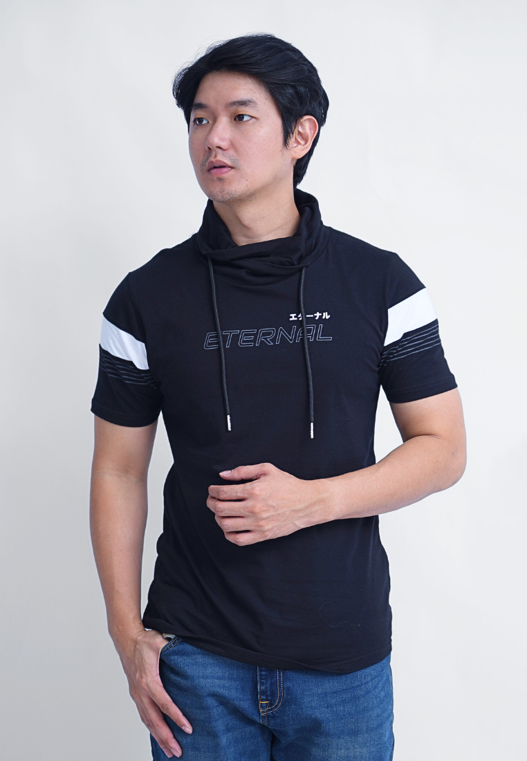Ryusei Kaos Pria Turtleneck Nandito Eternal CMB Black