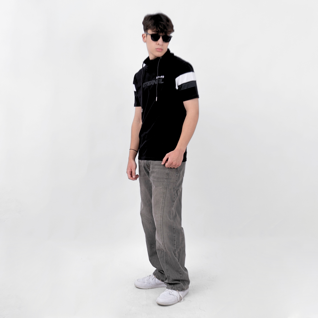 Ryusei Kaos Pria Turtleneck Nandito Eternal CMB Black