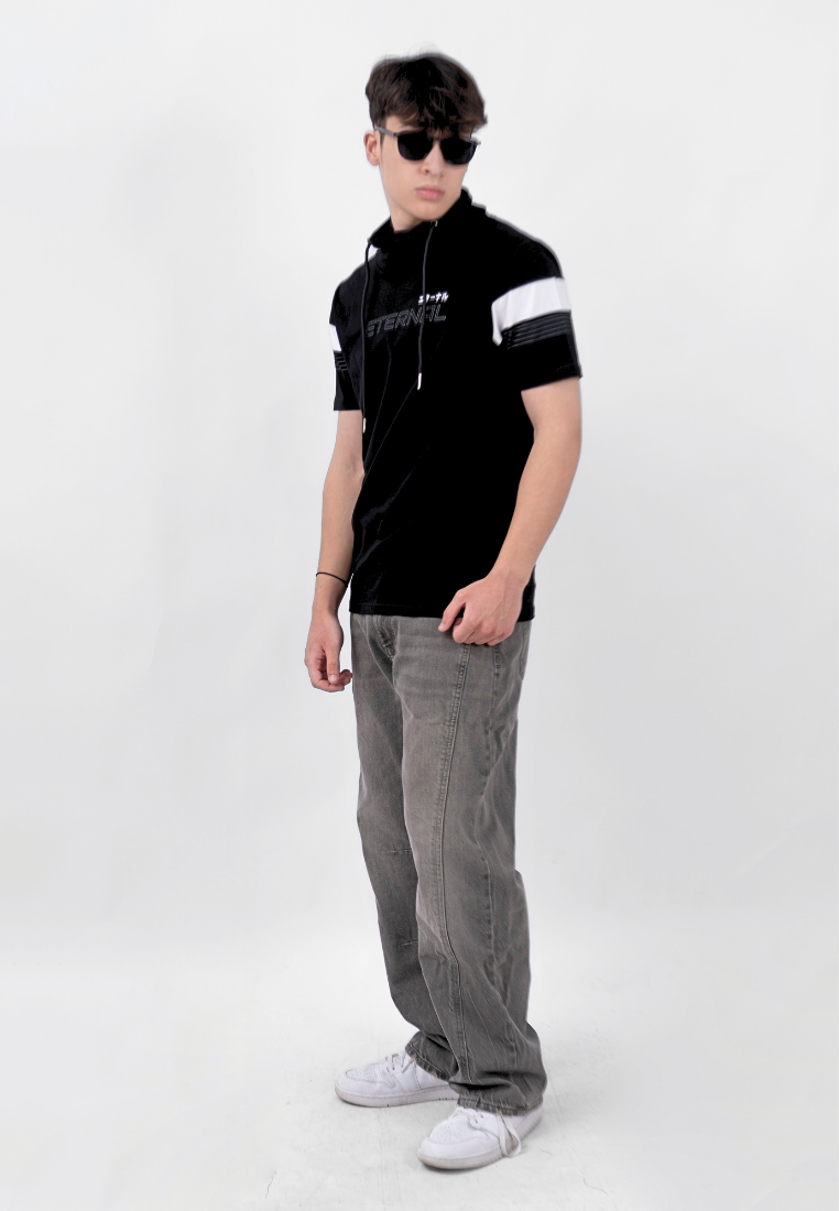Ryusei Kaos Pria Turtleneck Nandito Eternal CMB Black
