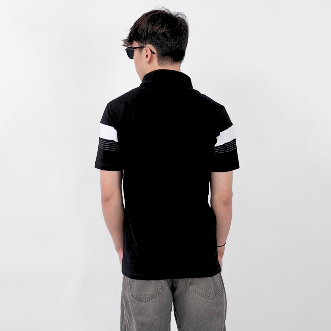 Ryusei Kaos Pria Turtleneck Nandito Eternal CMB Black