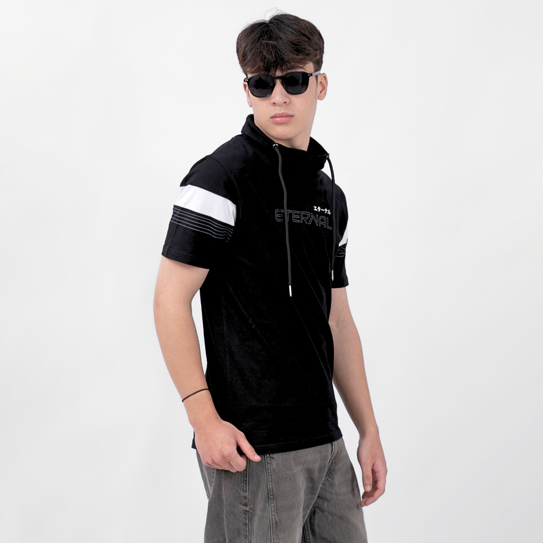 Ryusei Kaos Pria Turtleneck Nandito Eternal CMB Black