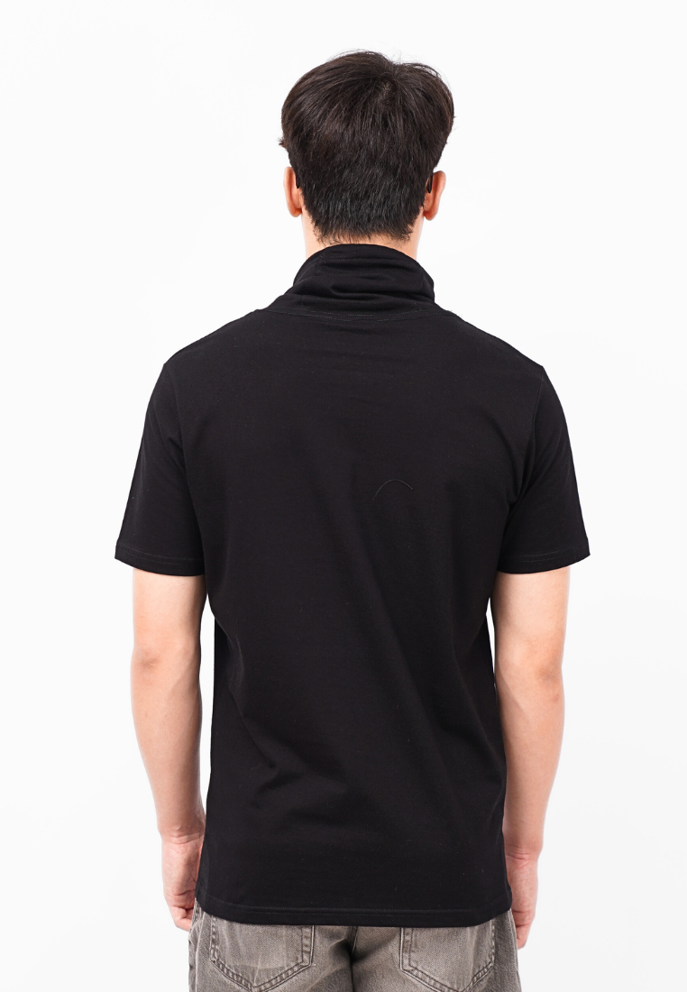 Ryusei Kaos Pria Turtleneck Nandito Hyo Black