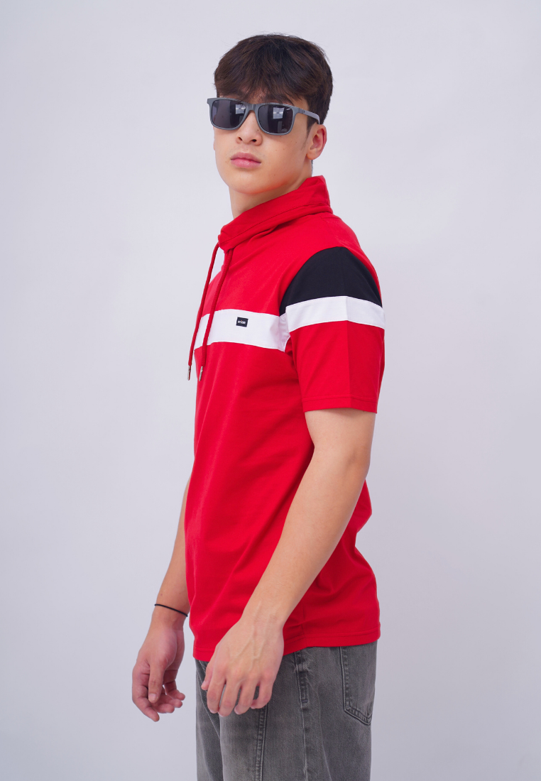 Ryusei Kaos Pria Turtleneck Nandito Ka CMB Red