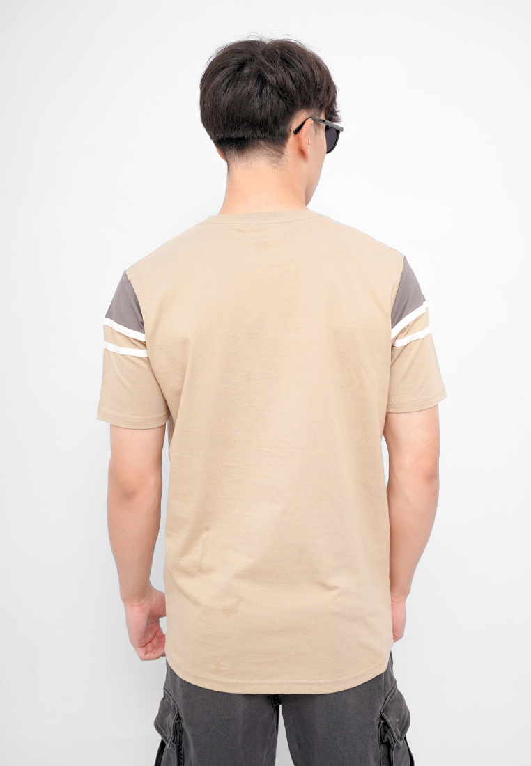 Ryusei Kaos Pria Nishioji CMB Light Brown