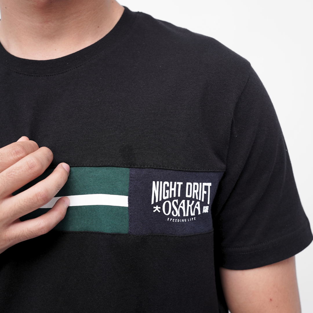 Ryusei Kaos Pria Osaka CMB Black
