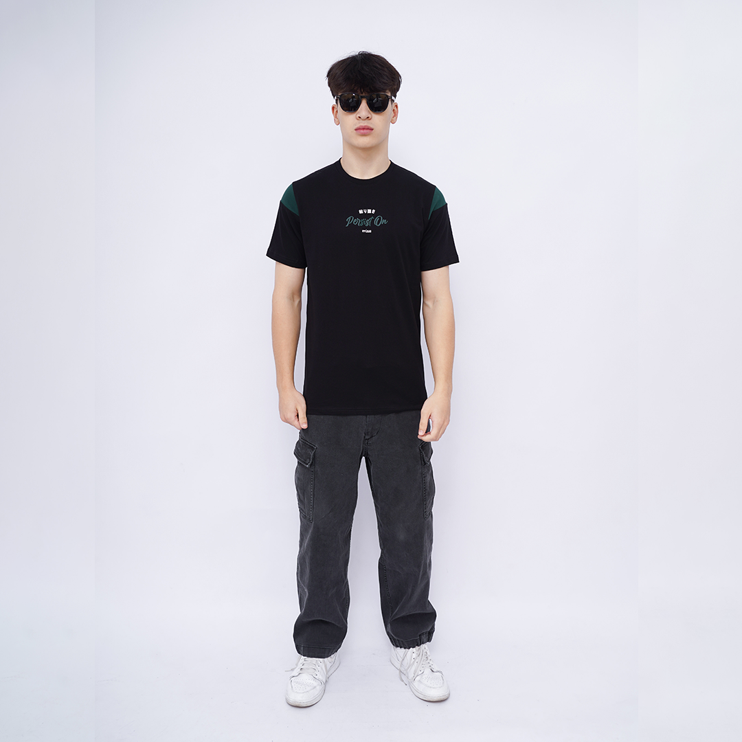 Ryusei Kaos Pria Persist CMB Black