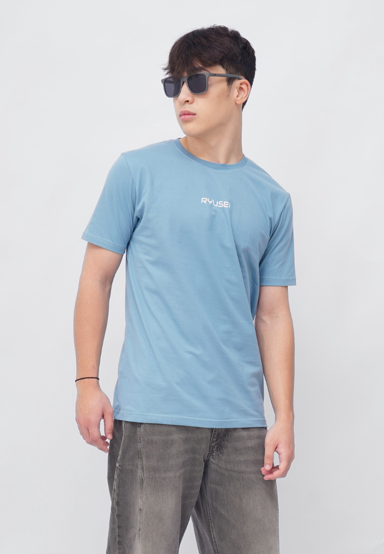 Ryusei Kaos Pria Redoubtable Smoke Blue