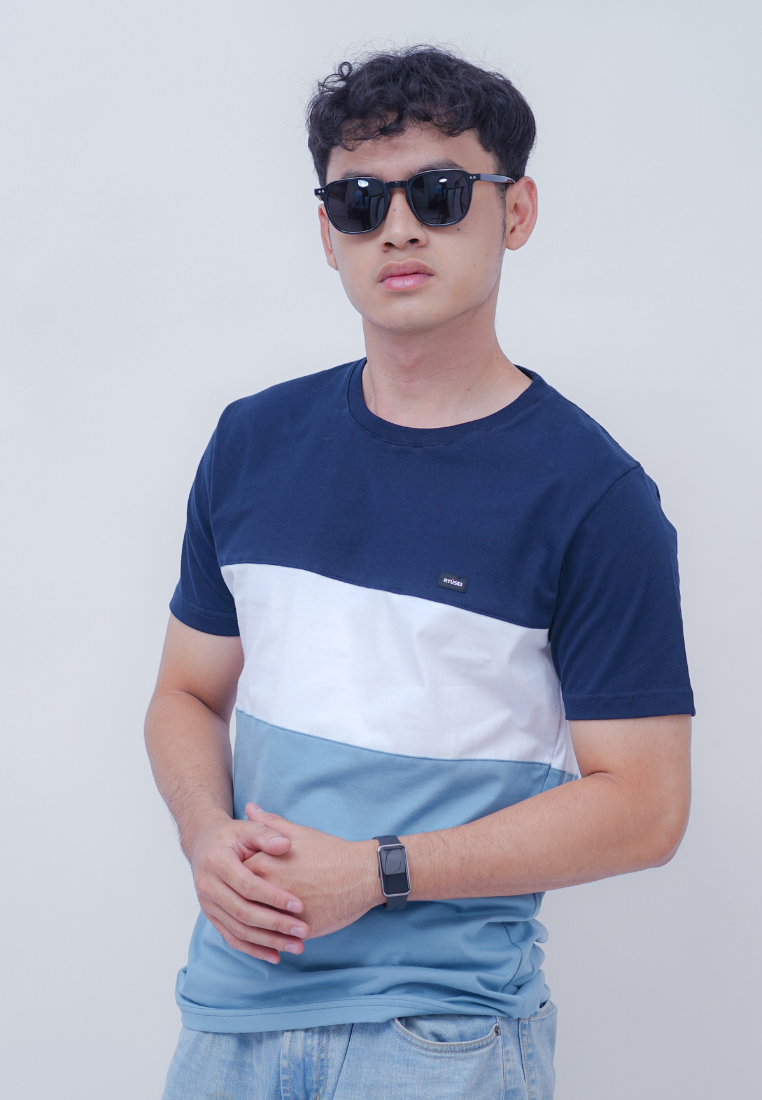 Ryusei Kaos Pria Reiji CMB Smoke Blue