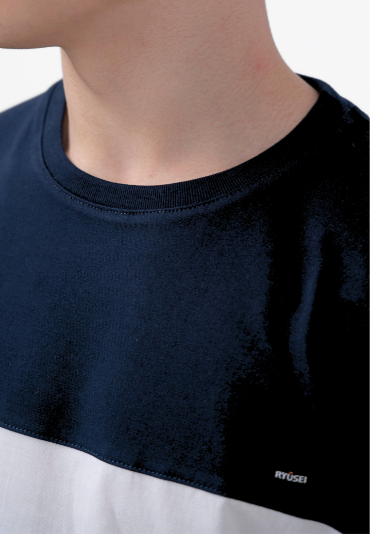 Ryusei Kaos Pria Reiji CMB Smoke Blue