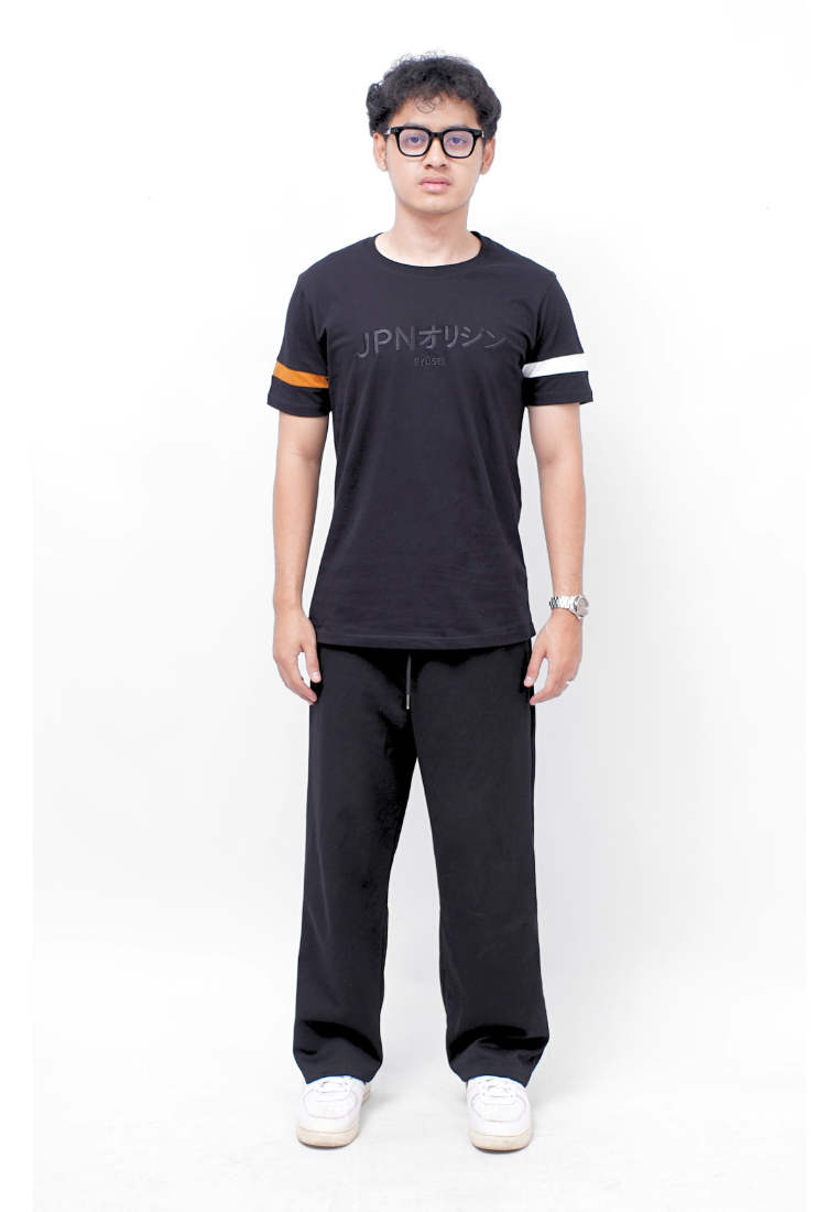 Ryusei Kaos Pria Renji CMB Black