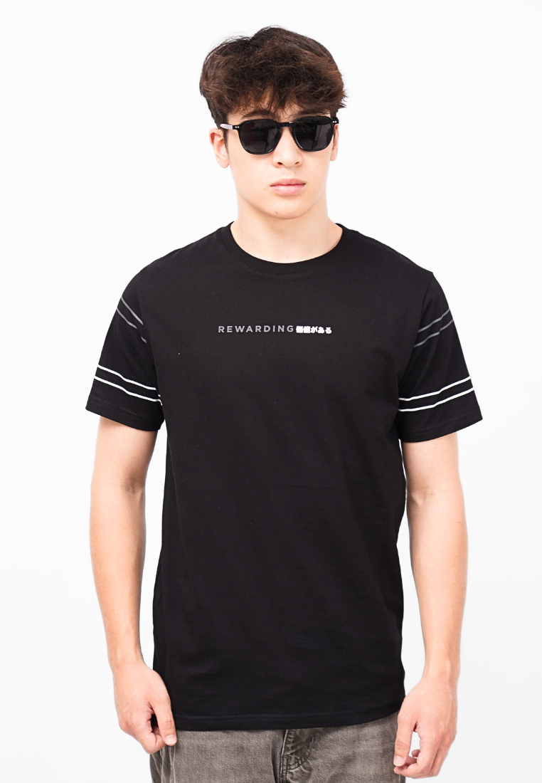 Ryusei Kaos Pria Rewarding Black