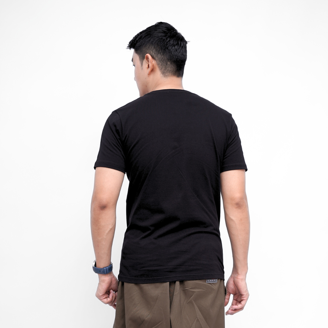 Ryusei Kaos Pria Sturdy Black
