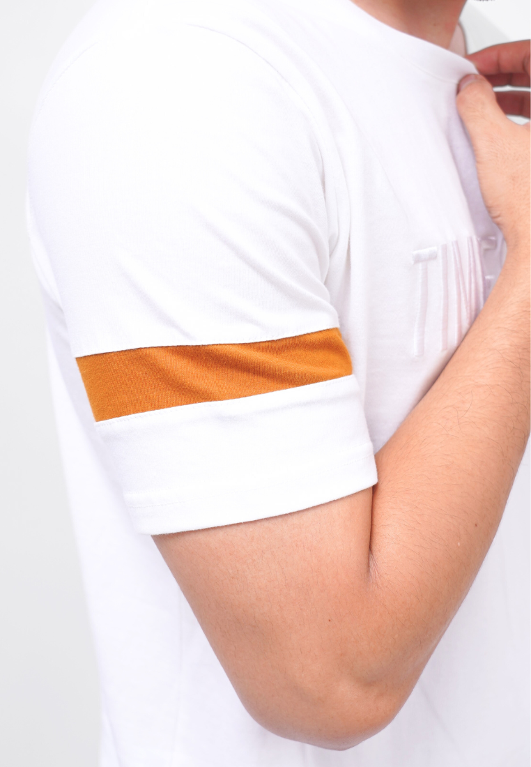 Ryusei Kaos Pria Timeless White