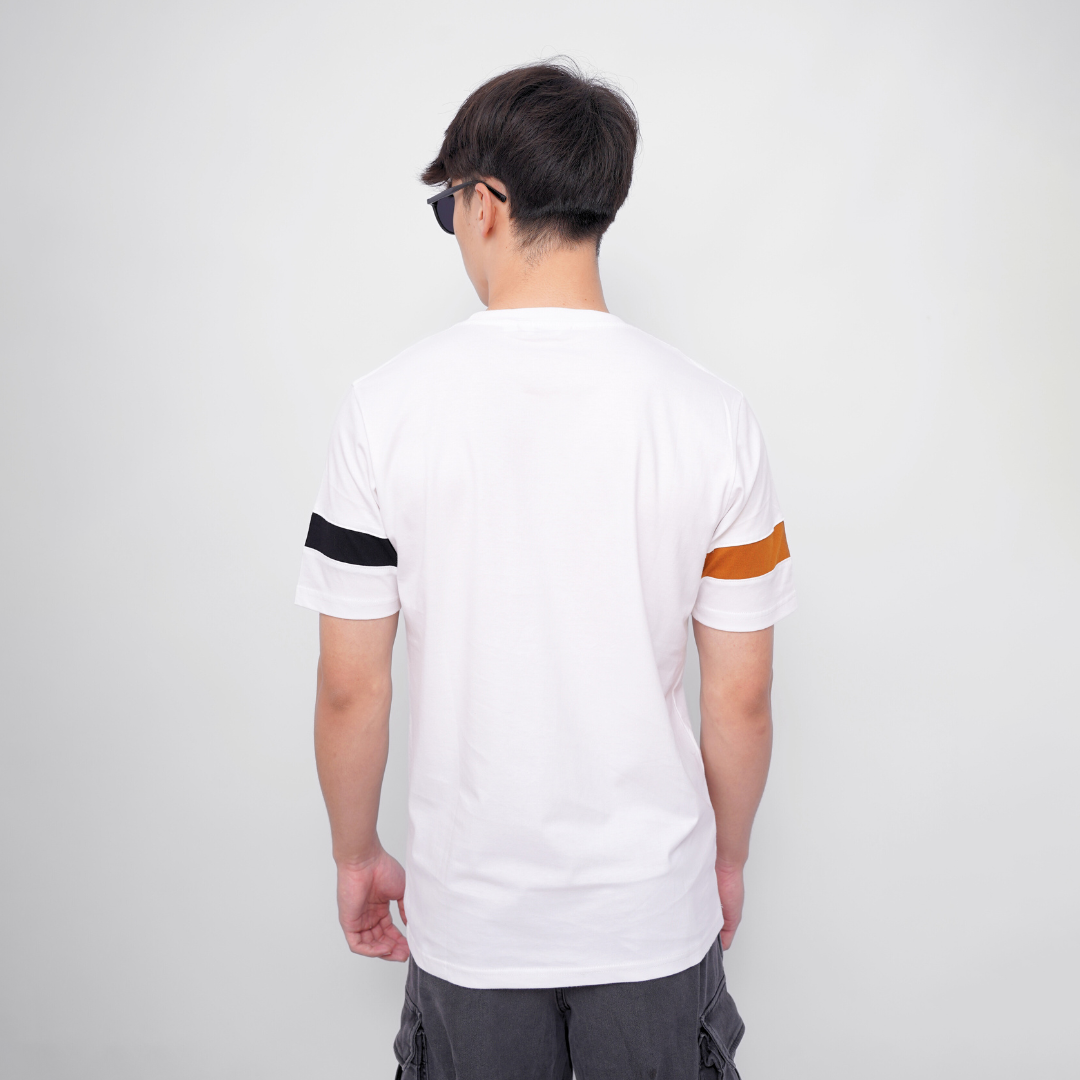 Ryusei Kaos Pria Timeless White