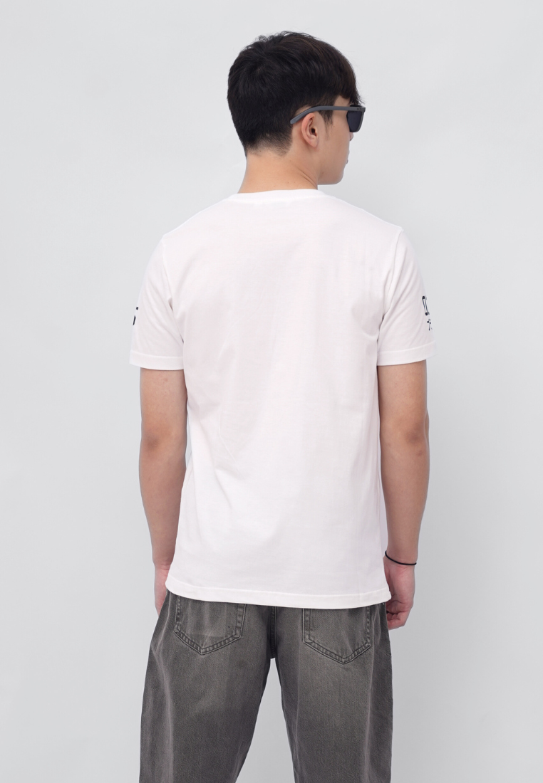 Ryusei Kaos Pria Tokyo White