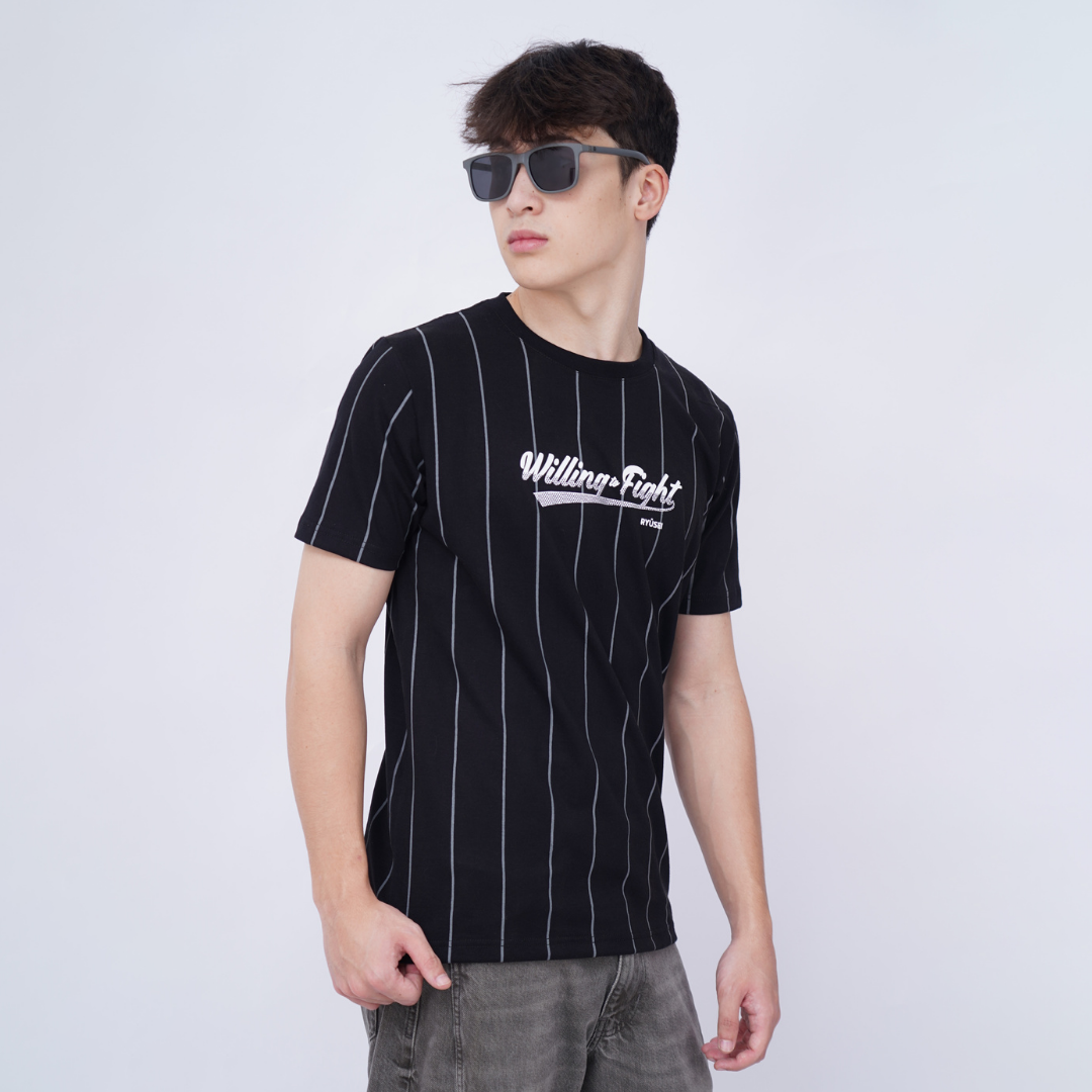 Ryusei Tshirt Willing Fight Black