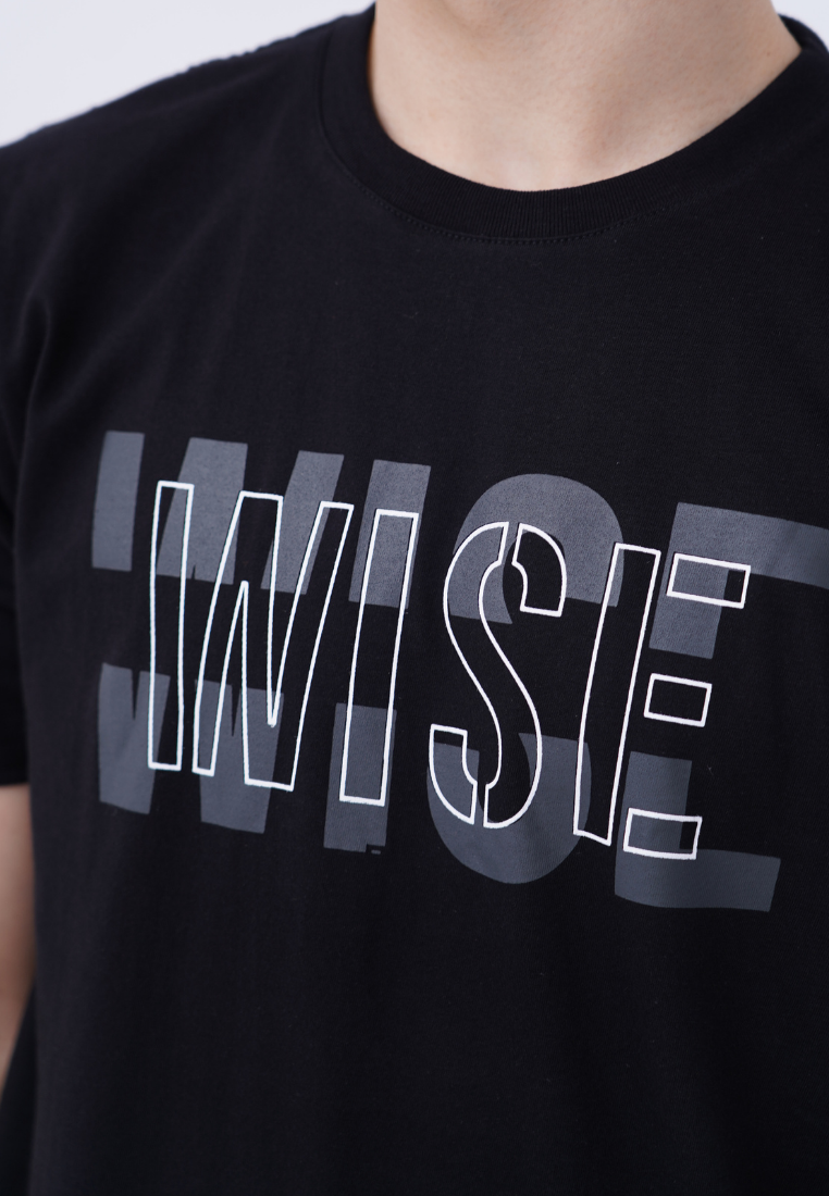 Ryusei Kaos Pria Wise Black