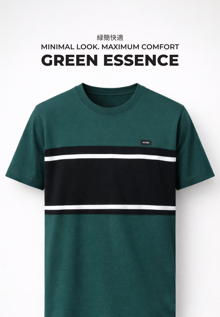 Ryusei Kaos Pria Akagami CMB Green