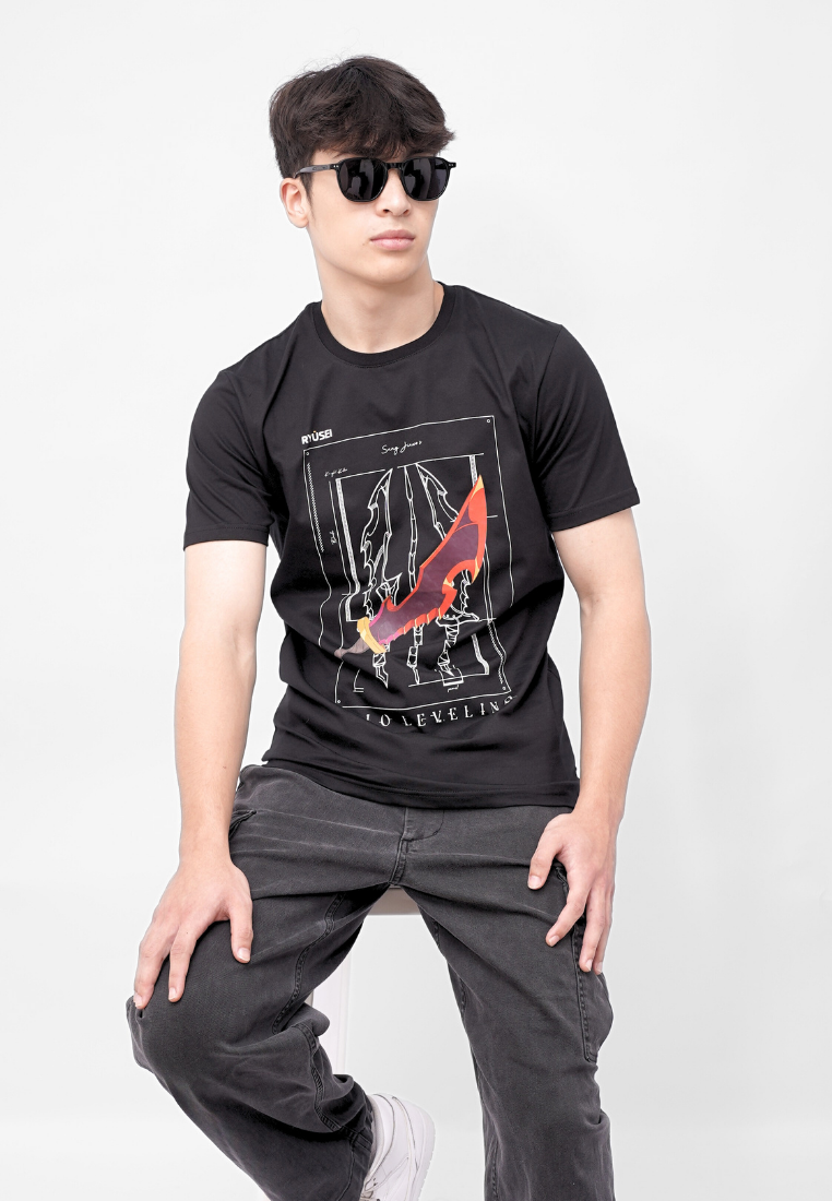Ryusei x Solo Leveling | Tshirt Dagger Black