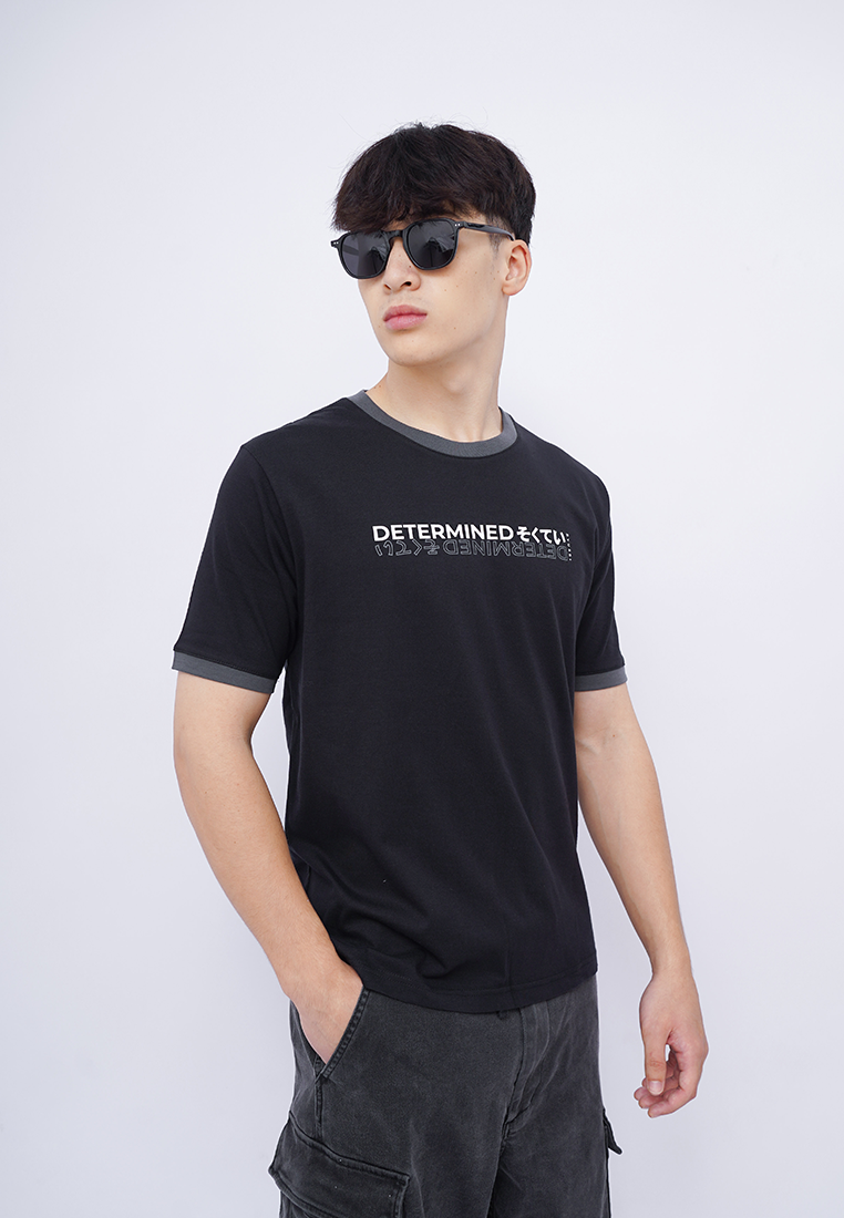 Ryusei Kaos Pria Determined Black