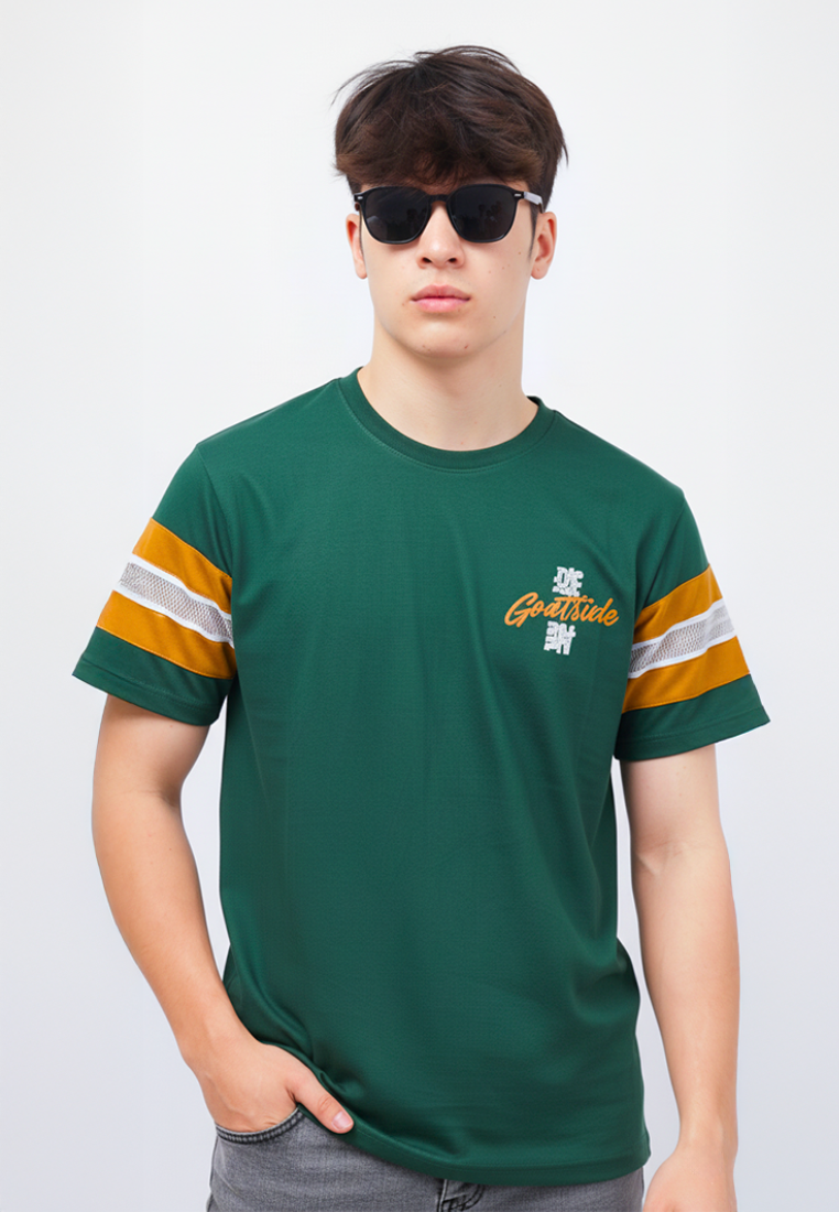 Ryusei Kaos Pria Gratitude Green