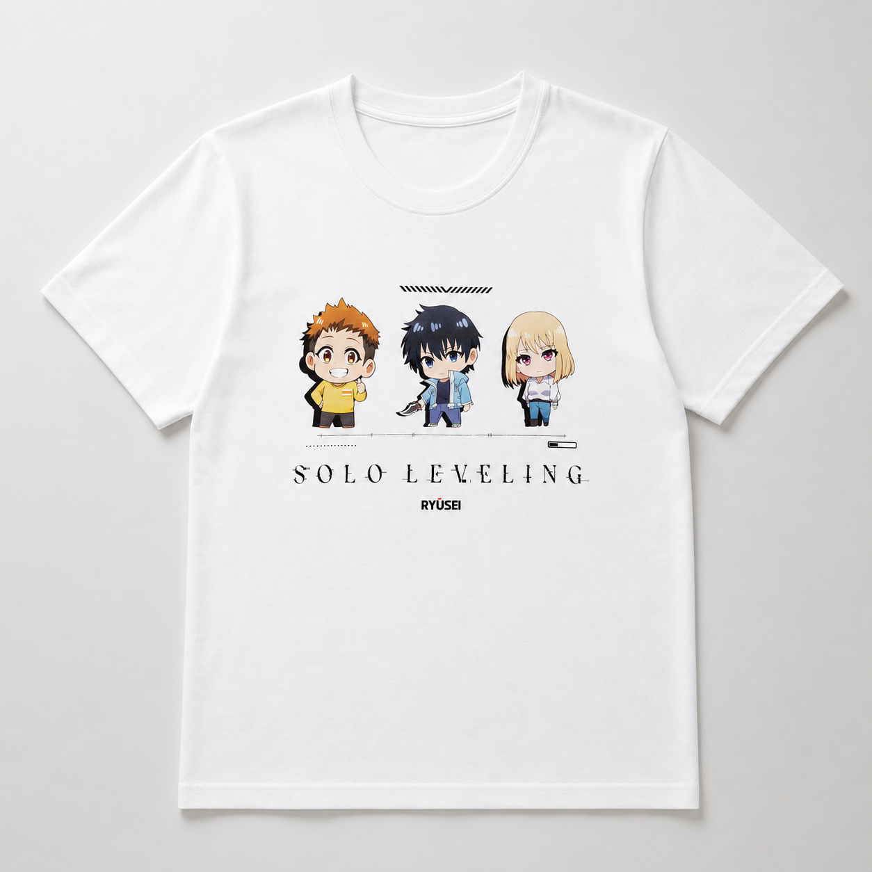 [Exclusive Collaboration] Ryusei x Solo Leveling Official License – T-Shirt Premium Series