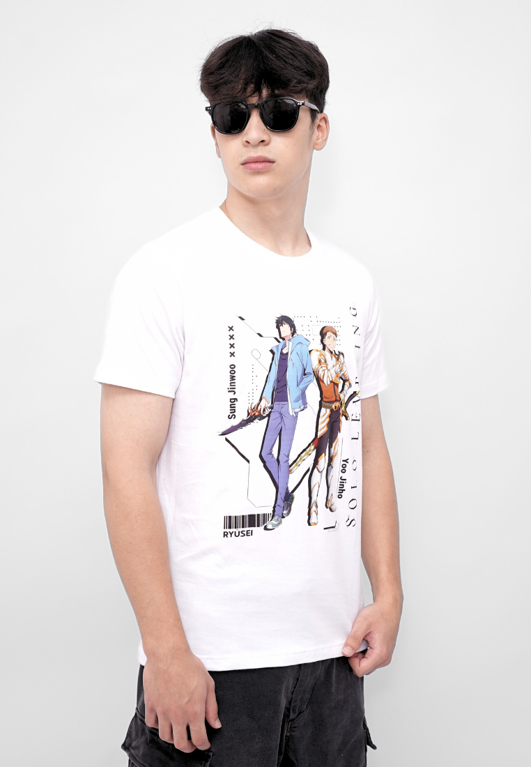 Ryusei x Solo Leveling | T-shirt Hunt Mate White
