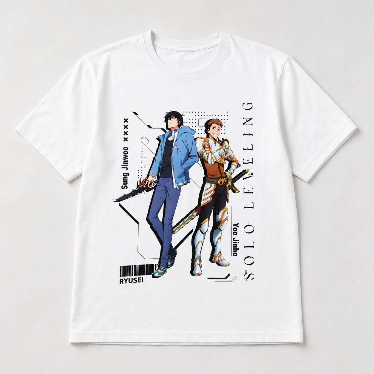 [Exclusive Collaboration] Ryusei x Solo Leveling Official License – T-Shirt Premium Series