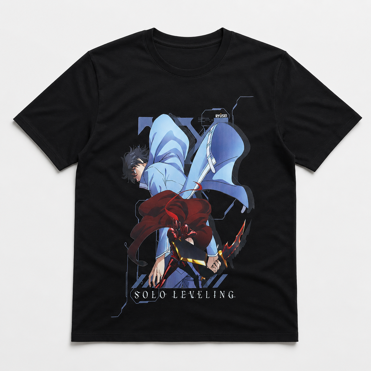 [Exclusive Collaboration] Ryusei x Solo Leveling Official License – T-Shirt Premium Series