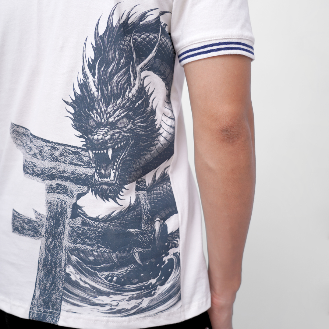 Ryusei Kaos Pria Infinite White