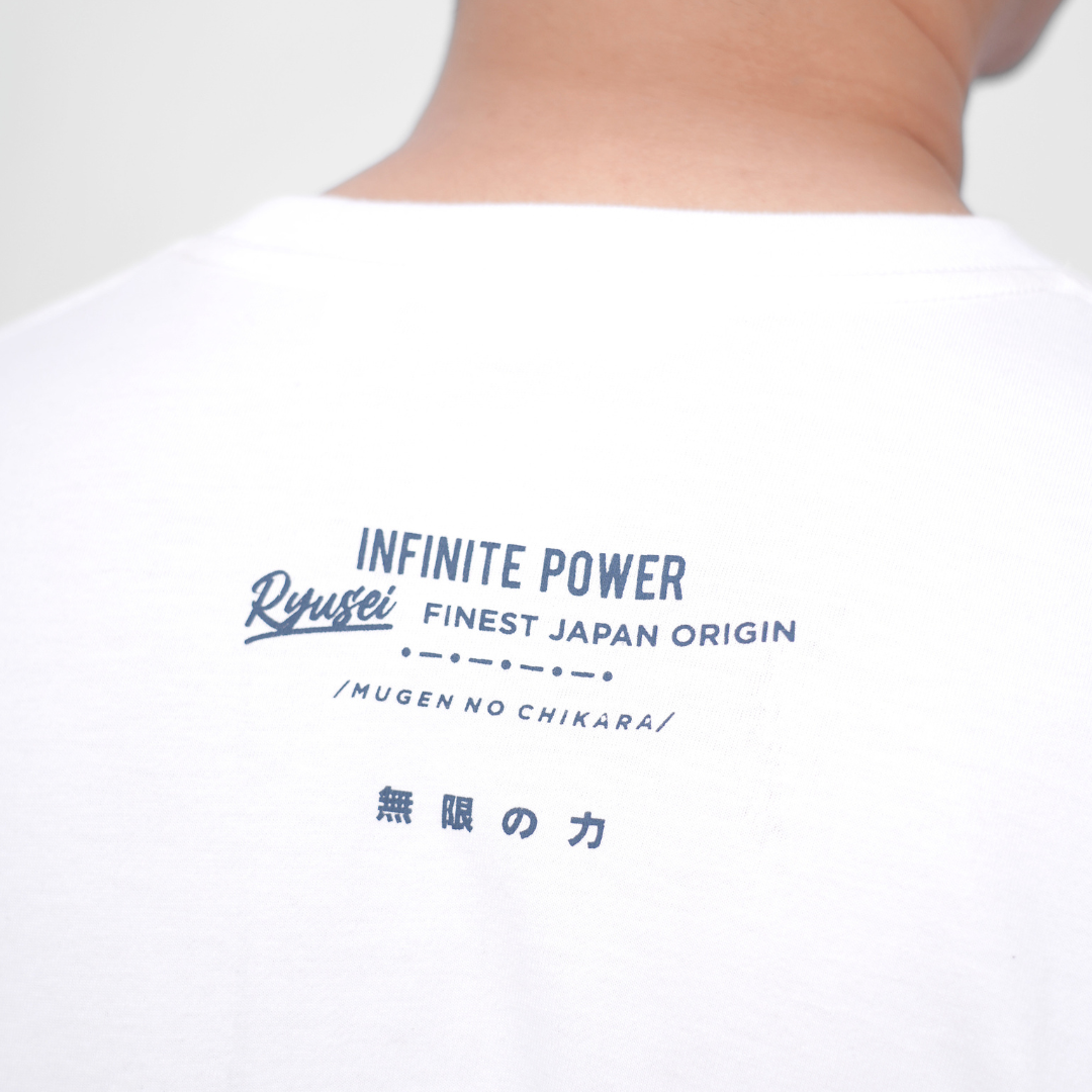 Ryusei Kaos Pria Infinite White