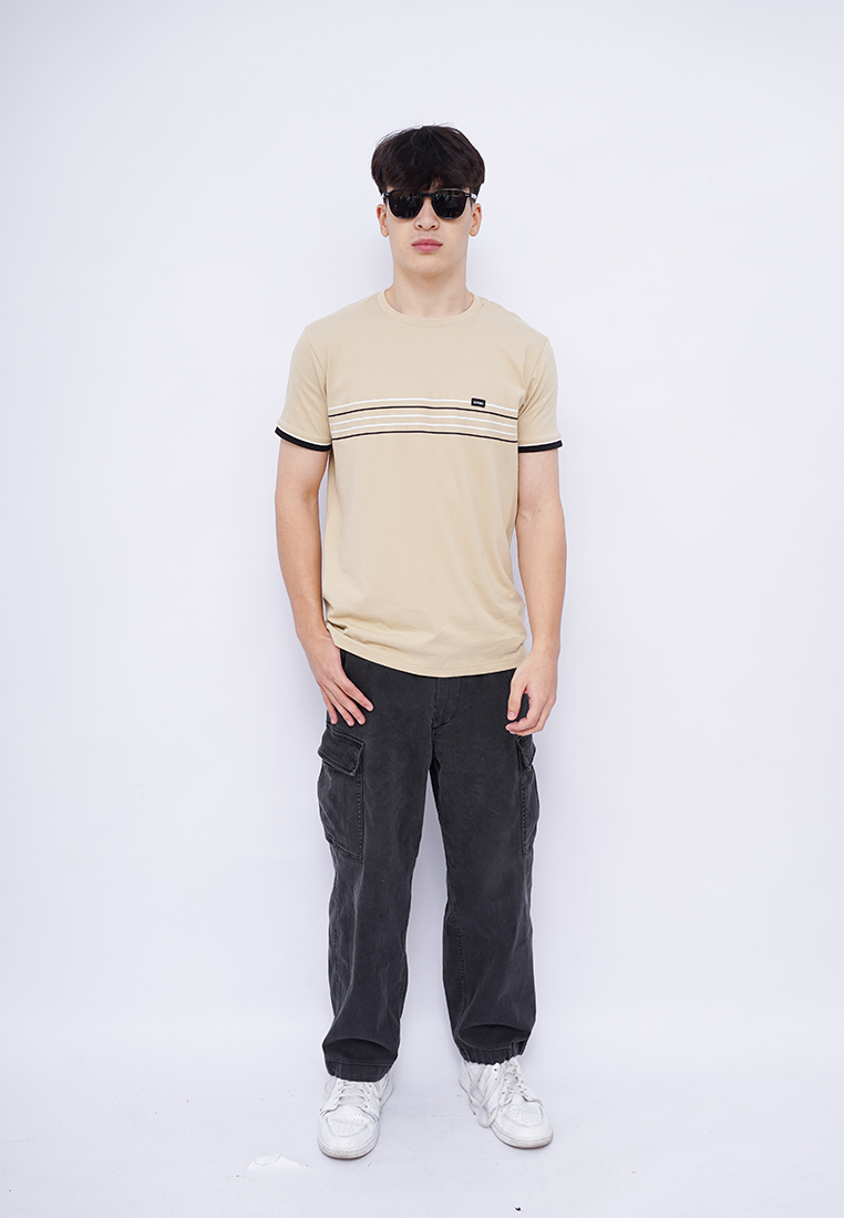 Ryusei Kaos Pria Kitakami CMB Light Brown