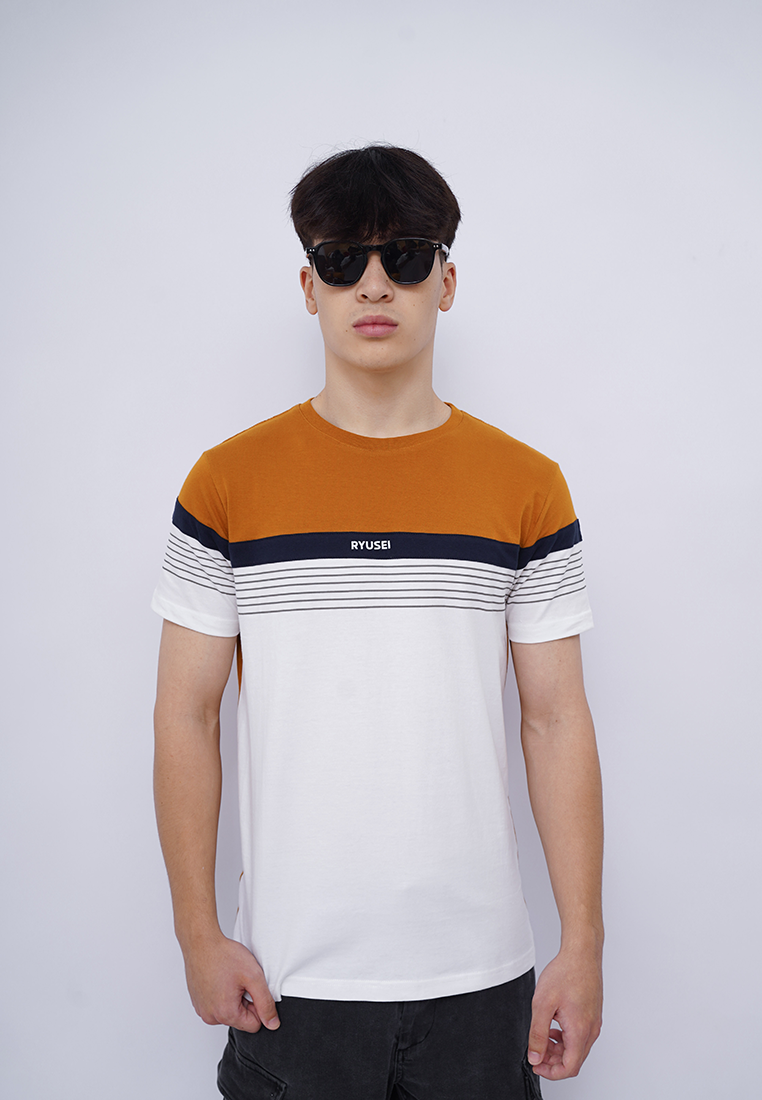 Ryusei Kaos Pria Kyomizu CMB Mustard